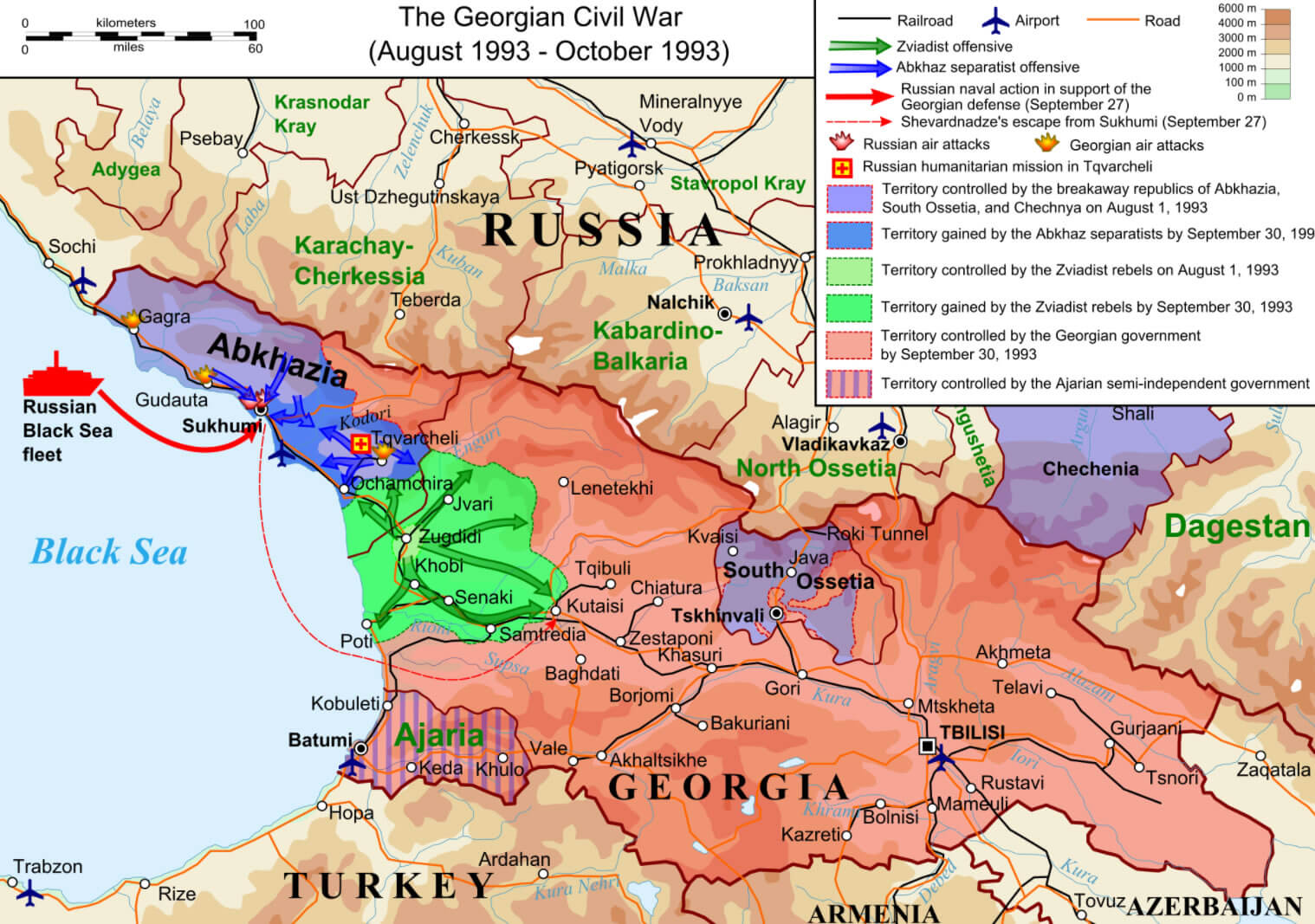 Abkhazia Map